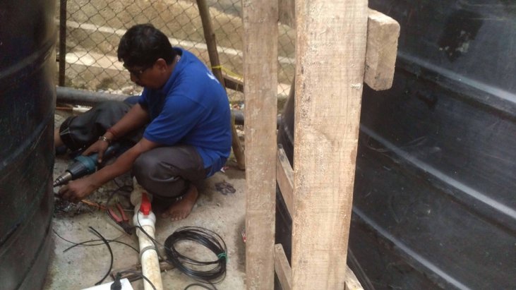 Pvc or Sintex water tank repair in mumbai, plastic and HDPE tank repair
